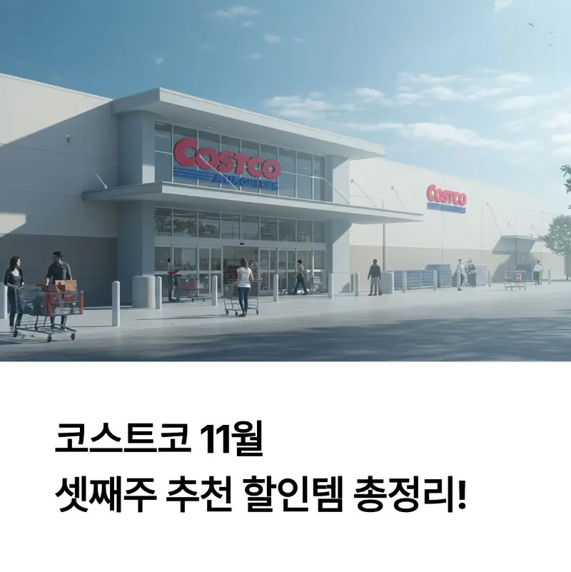 코스트코 11월 셋째주 추천 할인템 총정리! 상봉·양재·광명점까지