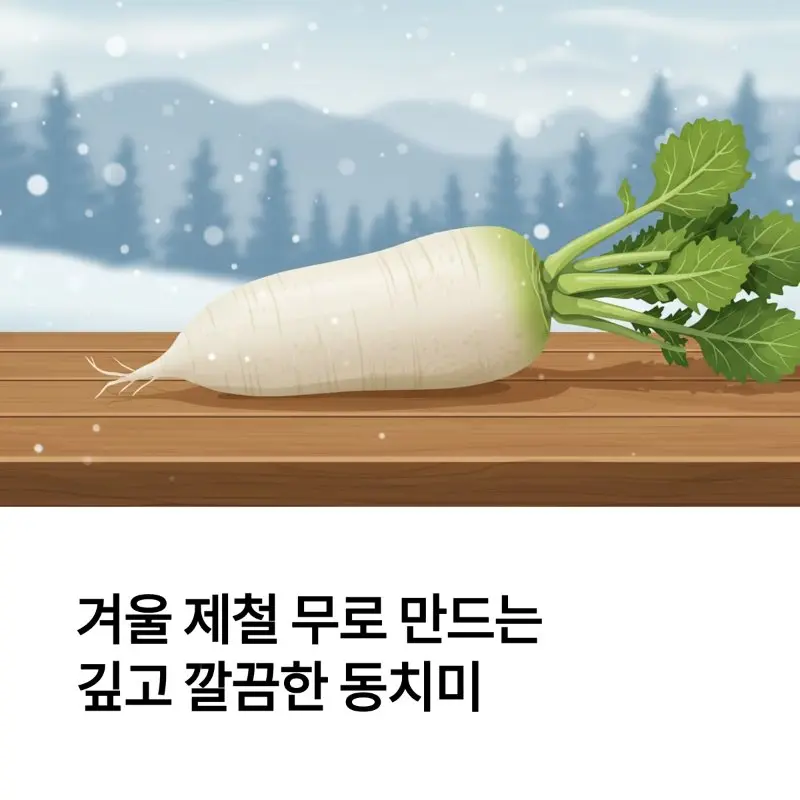 아삭하고 시원한 겨울 동치미 담그는 법! 무 물김치 레시피 총정리